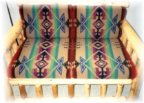 Advanced Awnings Vintage couch fabric seating Upholstery