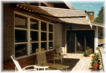 Advanced Awnings striped Residential Porch Awning