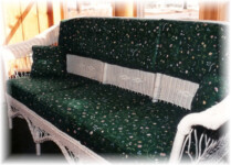Advanced Awnings Vintage couch fabric seating Upholstery