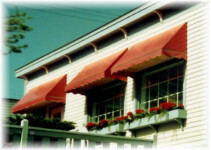 Advanced Awnings Red Residential Awning