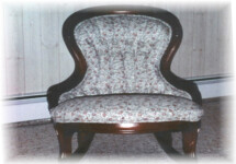 Advanced Awnings Vintage chair fabric seating Upholstery