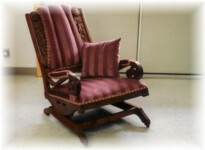 Advanced Awnings Vintage chair fabric seating Upholstery
