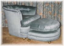 Advanced Awnings Vintage chair fabric seating Upholstery