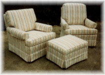 Advanced Awnings Vintage chair fabric seating Upholstery