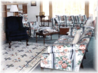 Advanced Awnings Vintage couch fabric seating Upholstery