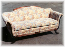 Advanced Awnings Vintage couch fabric seating Upholstery