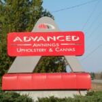 Advanced Awnings Road Facing Sign